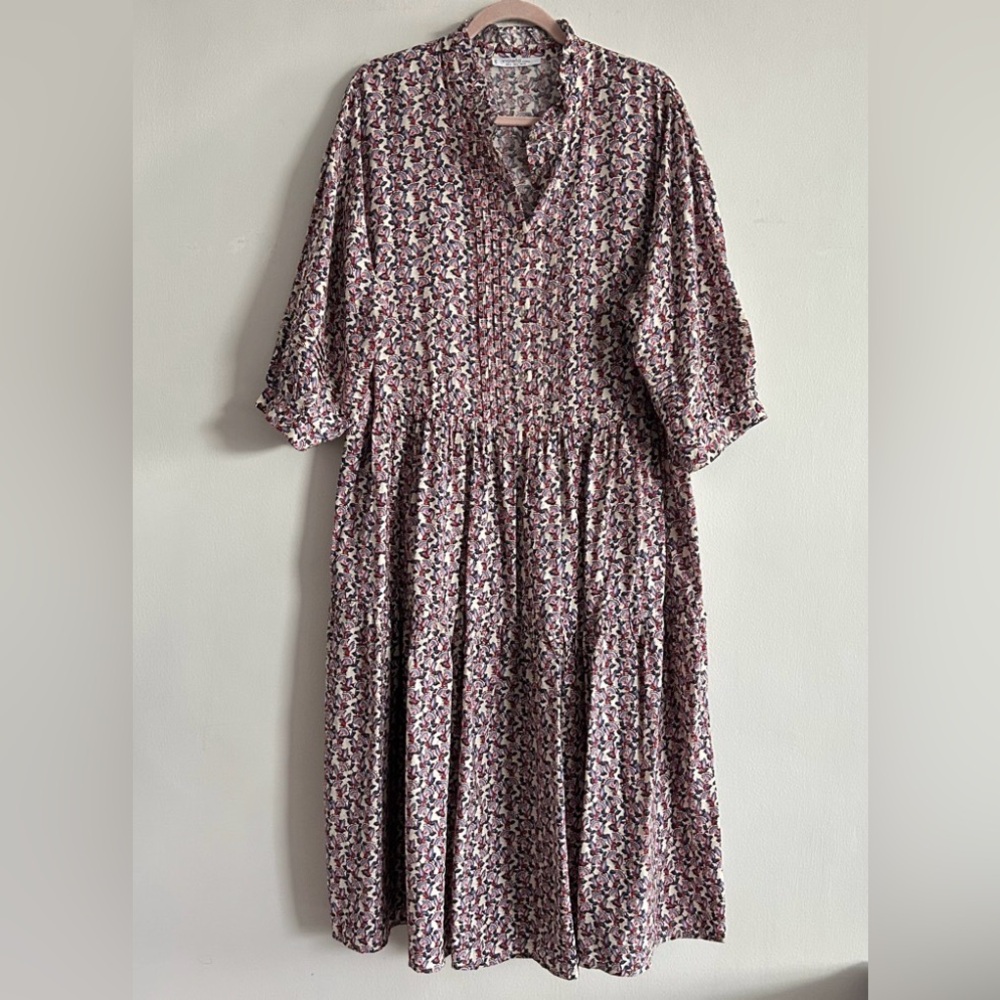 VIOLETA BY MANGO Floral Print Long Dress